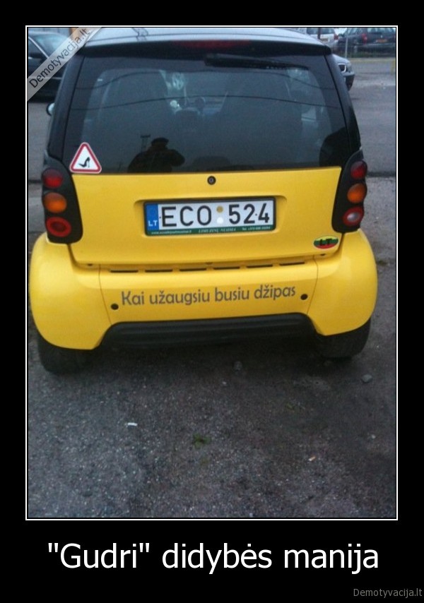 smart, masina, mazaas, dzipas, uzaugsiu, busiu, geltonas, mazas