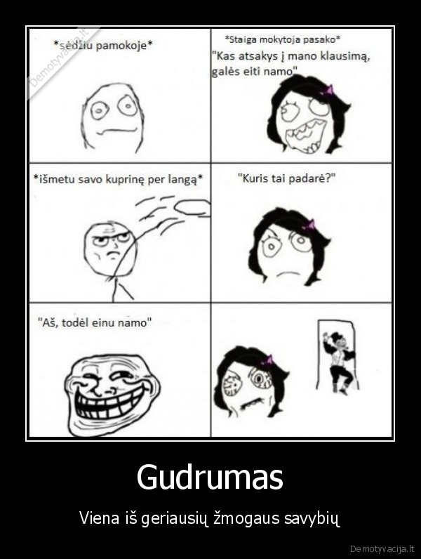 mokykla, gudrumas