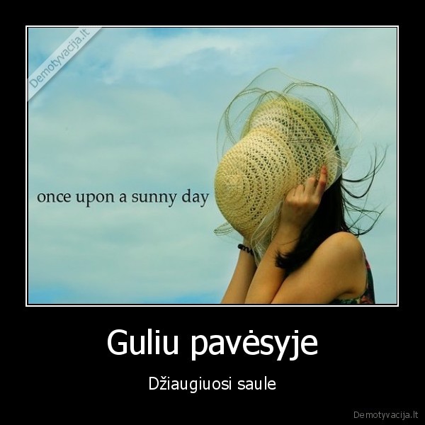 Guliu pavėsyje