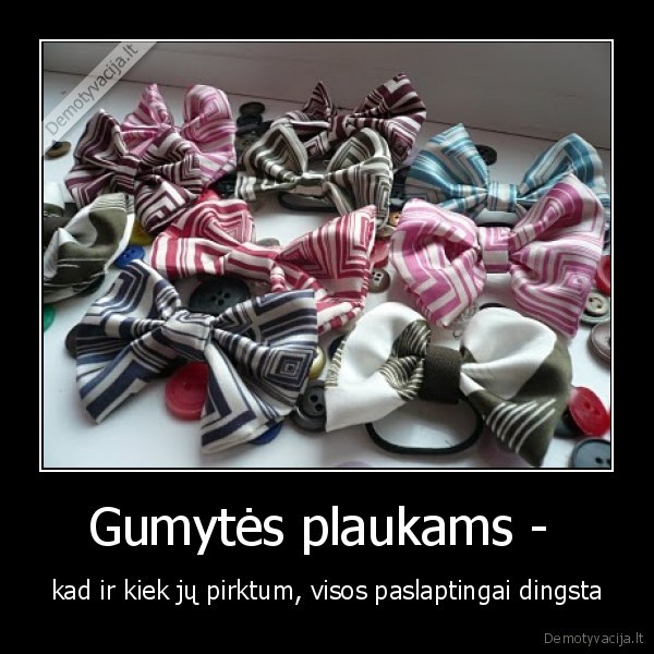 Gumytės plaukams - 