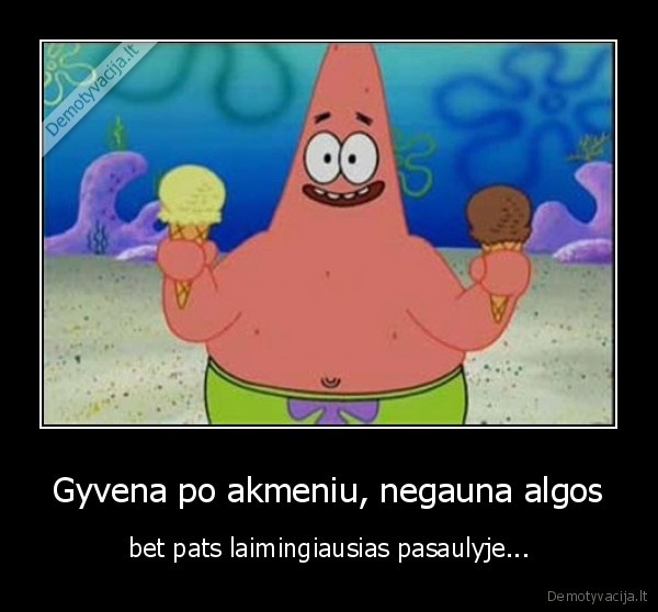 filmukai,patrikas,kempiniukas,laime