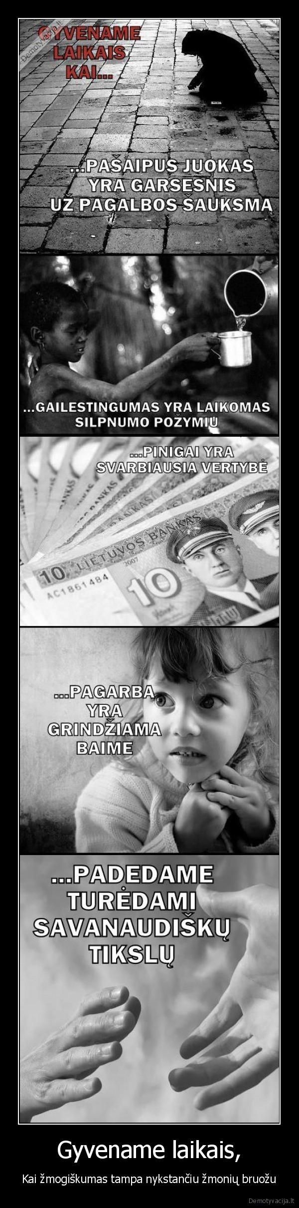 Gyvename laikais,