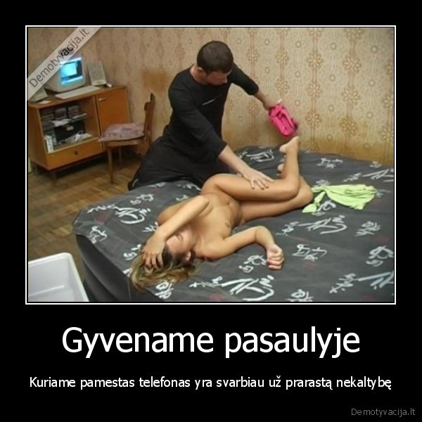 Gyvename pasaulyje