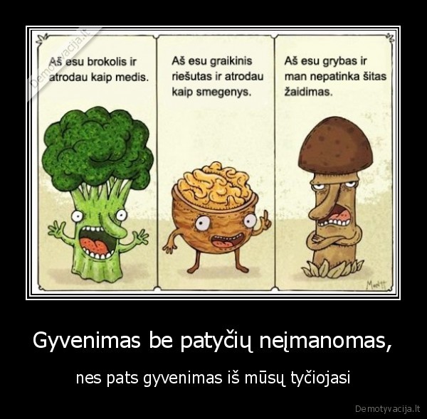 Gyvenimas be patyčių neįmanomas,