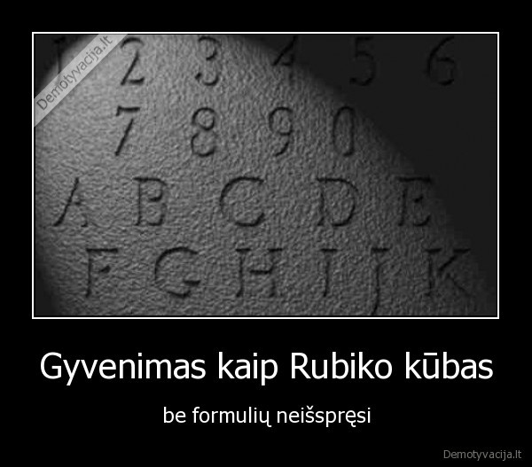 gyvenimas,kubas,formule