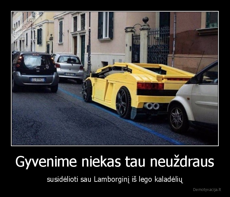 gyvenimas,kaladeles,masina,lamborgini