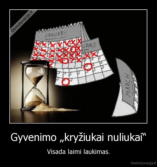 Gyvenimo „kryžiukai nuliukai“