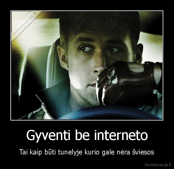 Gyventi be interneto