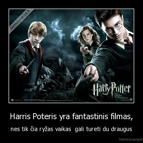 Harris Poteris yra fantastinis filmas,