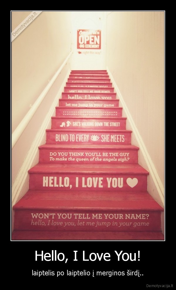 Hello, I Love You!