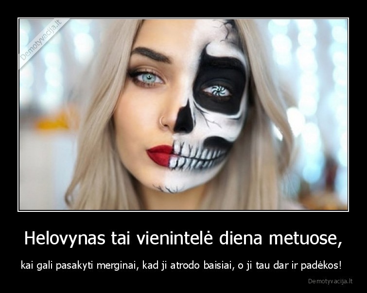 mergina,helovynas,baisu