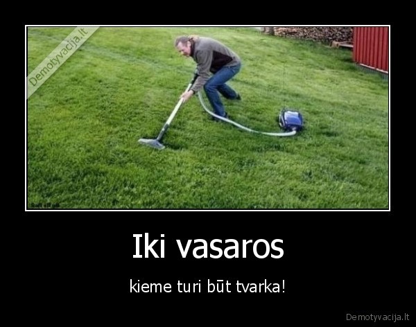 vasara,tvarka