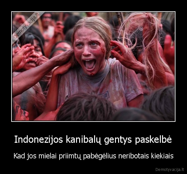 kanibalizmas,indonezija,juodas, humoras