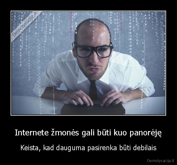 internetas,dviveidis, zmogus,tapatybe