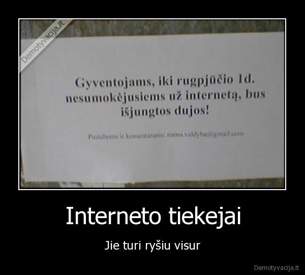 Interneto tiekejai