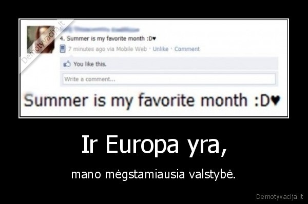 Ir Europa yra,