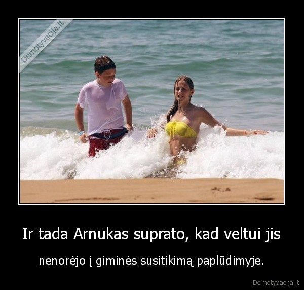 arnukas,mergina,papai,gimine