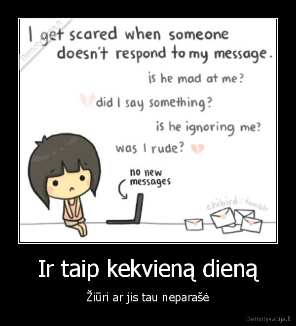 kodel, jis, negali, parasyti