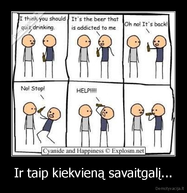alus, savaitgalis