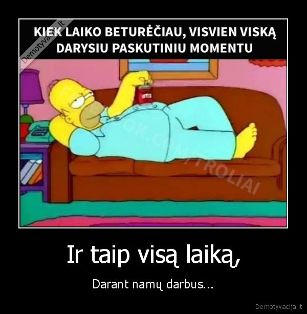 Ir taip visą laiką,