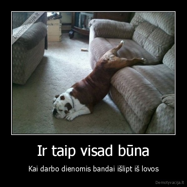 Ir taip visad būna