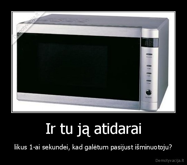 Ir tu ją atidarai