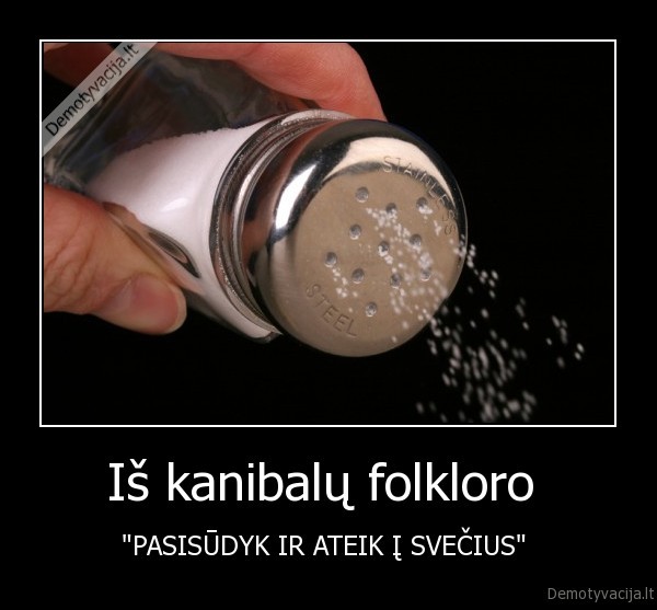 Iš kanibalų folkloro 