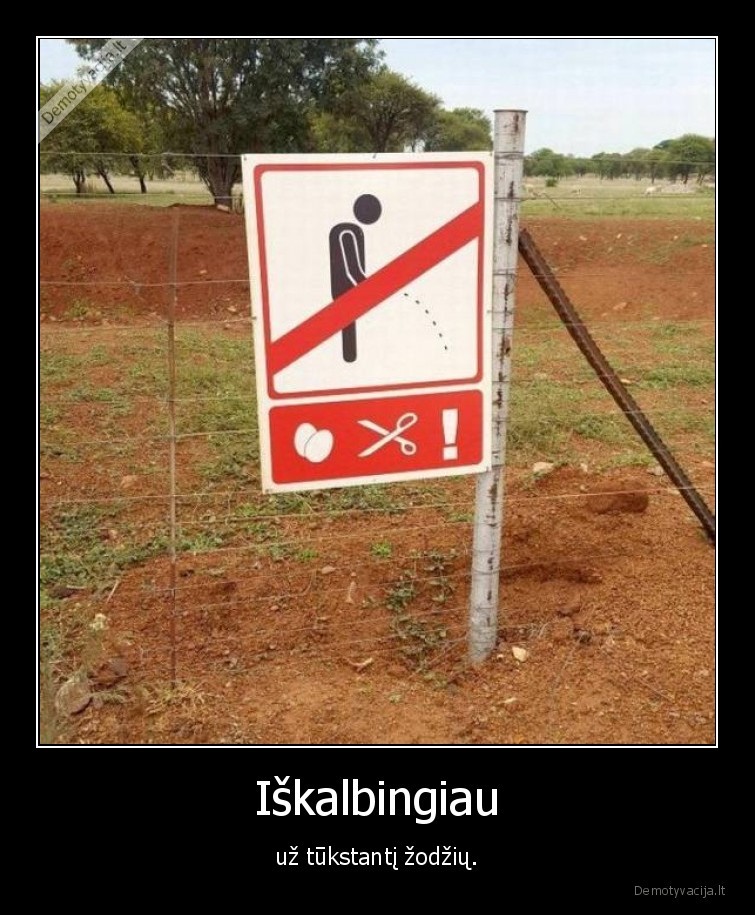 ispejimas,iskalba