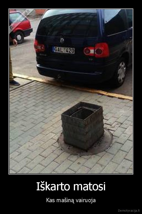 Iškarto matosi