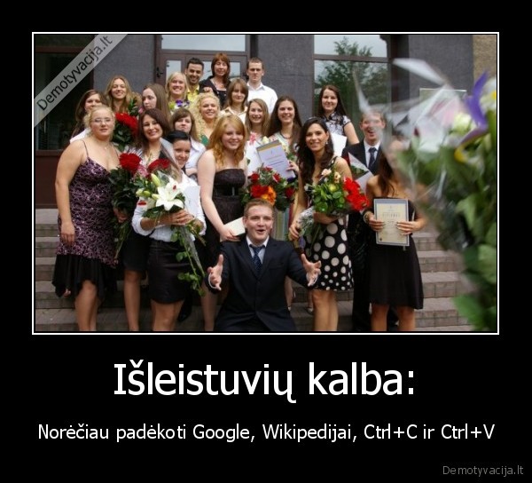 Išleistuvių kalba: