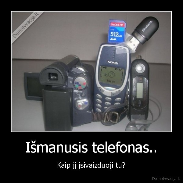 telefonas, ismanusis