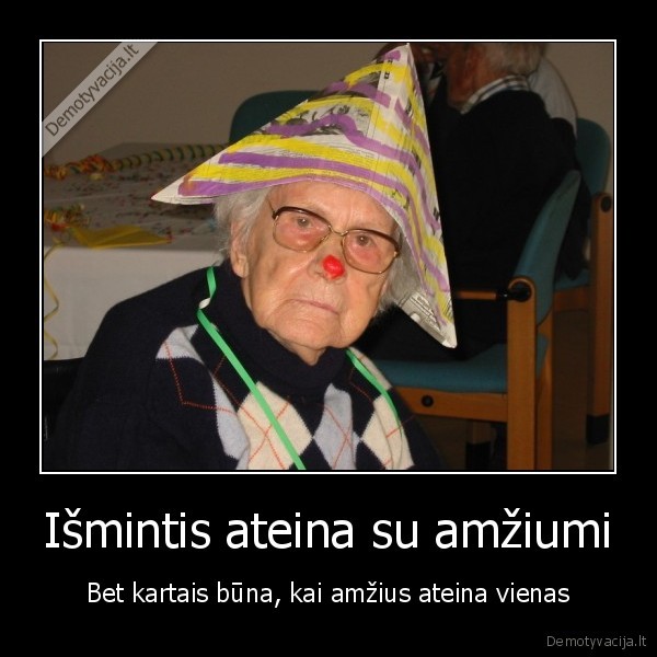 ismintis,senyvas, amzius