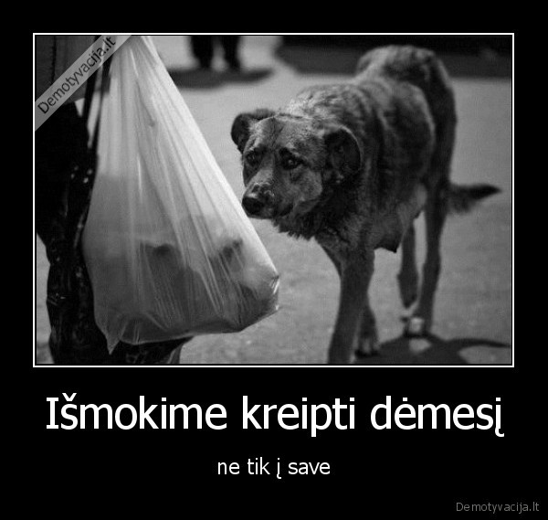 Išmokime kreipti dėmesį