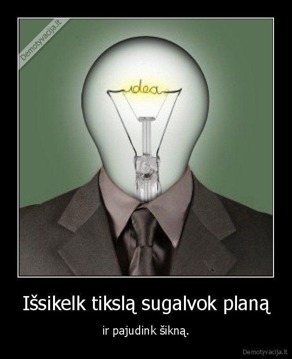 planas,tikslas,sikna