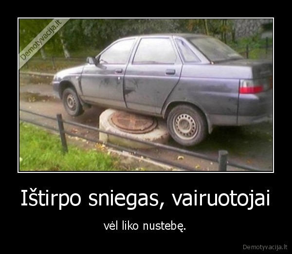 sniegas,vairuotojai,pavasaris,ups