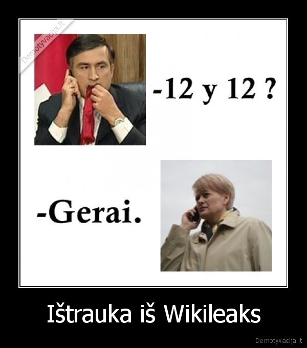 Ištrauka iš Wikileaks