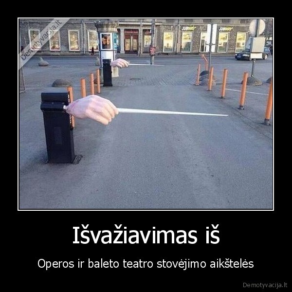 dirigento, lazdeles,slagbaumai