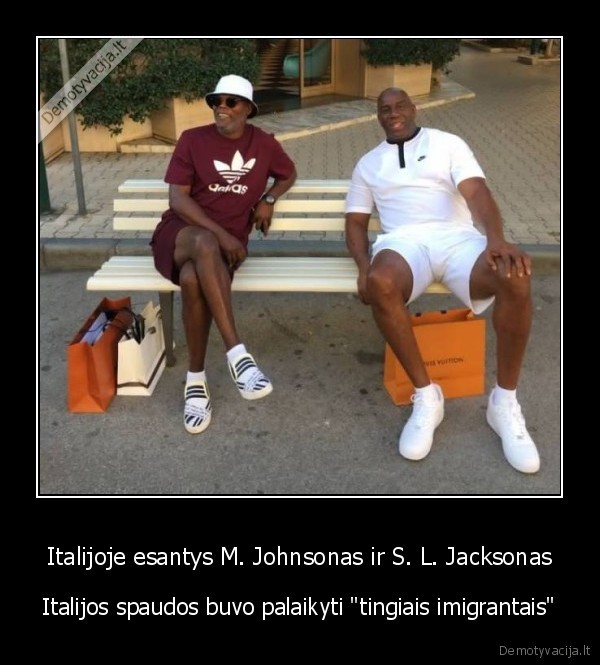 samuel, jackson,magic, johnson,italija,imigrantai