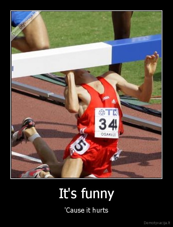 funny,hurts,juokinga,skauda,skausmas,fail,nesekme,atletika,barjeras
