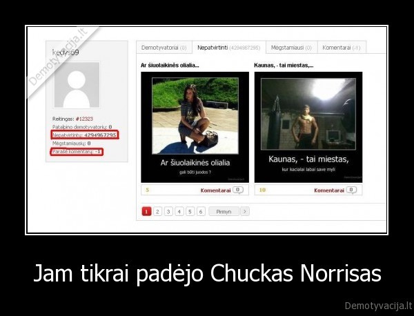 Jam tikrai padėjo Chuckas Norrisas
