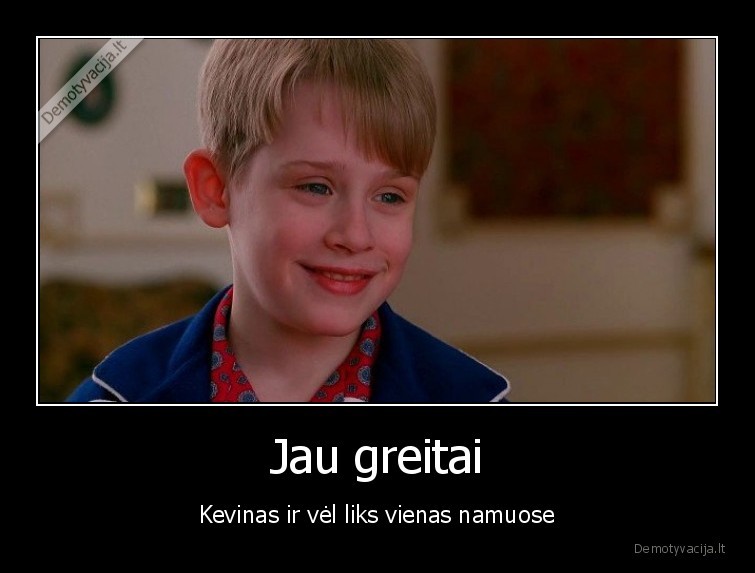 vienas, namuose,kevinas