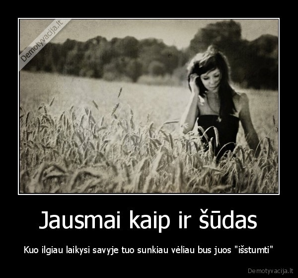 jausmai, sudas