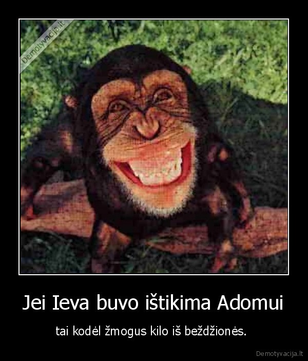 Jei Ieva buvo ištikima Adomui