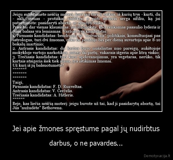 prezidentai,bethovenas,isankstine, nuomone