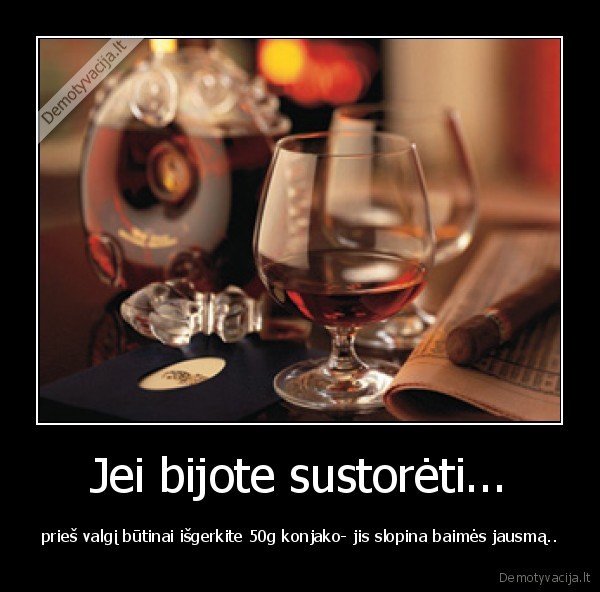 Jei bijote sustorėti...