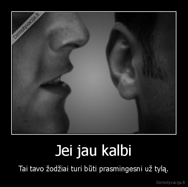 tyla, zodziai, kalba