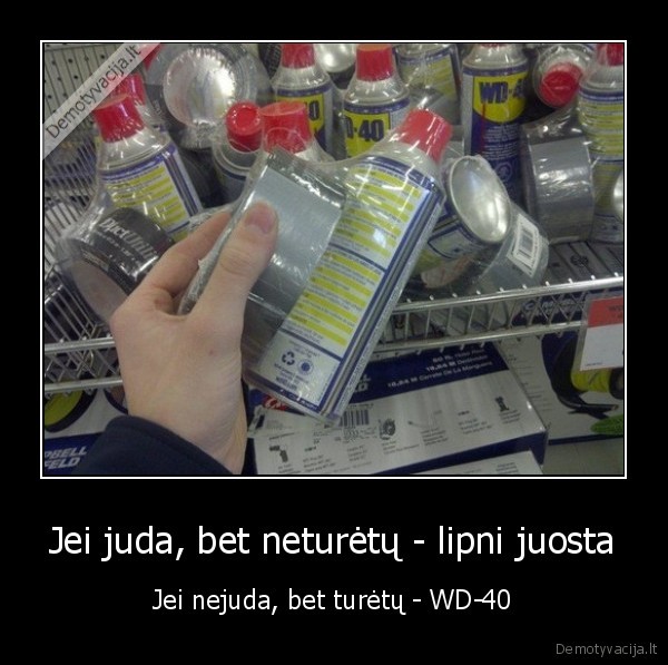 wd40,lipni, juosta,taisymas