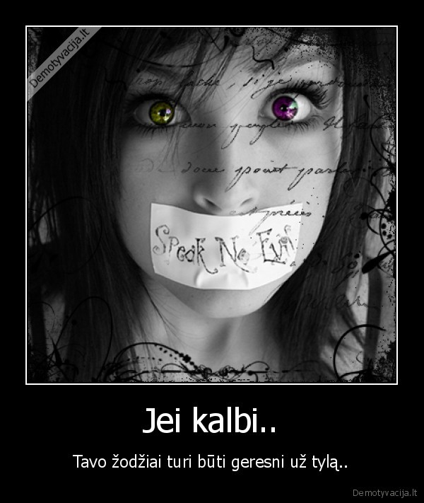 Jei kalbi..