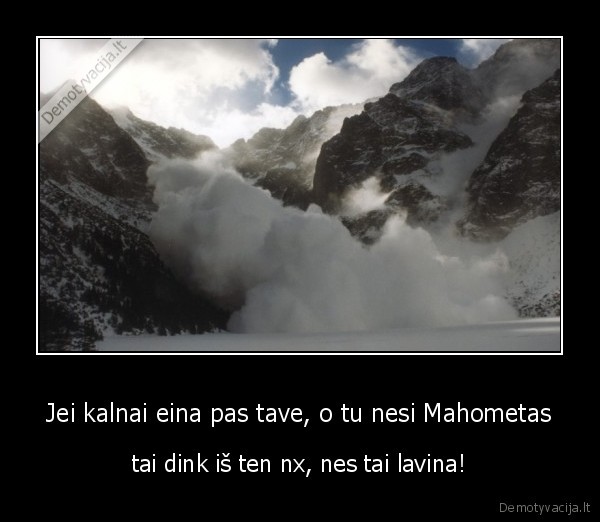 lavina,kalnai