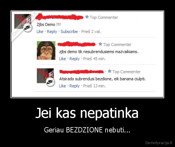 Jei kas nepatinka